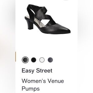 Easy Street Women's Venue Black Heels